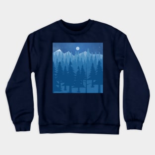 Invernal Landscape Crewneck Sweatshirt